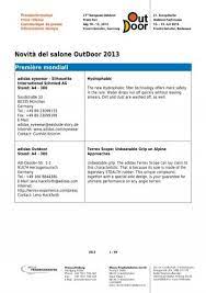 Cut out of unicore ears : Novita Del Salone Outdoor 2013 Outdoor Friedrichshafen