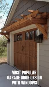 Most Popular Garage Door Design With Windows House Ideas Garage Door Design Garage Door Colors Garage Door Trim