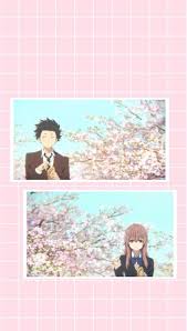Silhouette of person illustration, silent voice movie scene, city. Nishimiya Shouko Aesthetic Wallpapers Wallpaper Cave
