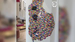 Home designing blog magazine covering architecture, cool products! Incredible Lego Wall Installation By Dante Dentoni Youtube