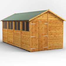 Our 16x8 wooden sheds make fantastic workshops, spacious storage solutions, or even just a sheltered place to relax in your outdoor space. Wfx Utility 8 Ft W X 16 Ft D Solid Wood Garden Shed Wayfair Co Uk
