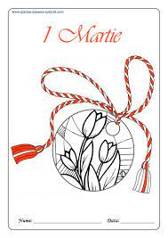 Martisor pentru mama plansa de colorat mame felicitări ziua mamei. Planse De Colorat Cu Martisoare
