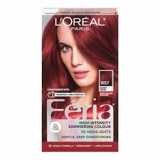 L'Oreal Paris Feria Permanent Hair Color High Intensity R57 Cherry Crush,  1.0 ct