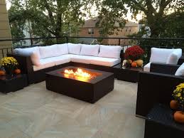 Amazon Com T9650lp Rectangle Propane Fire Table Kodiak Brown Patio Lawn Amp Garden Outdoor Patio Decor Patio Decor Paver Fire Pit