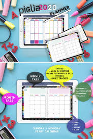 Choose from our beautiful brand new fully. 2020 Digital Planner For Ipad And Goodnotes 5 Ot Notability Or Noteshelf2 Ipad Pro Happy Planner Digital Planner