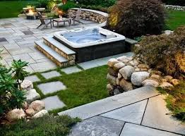Https S Media Cache Ak0 Pinimg Com 736x Ac 07 D6 Ac07d6a16c54cedaef0dde6a32256d2c Jpg Hot Tub Backyard Hot Tub Landscaping Hot Tub Patio
