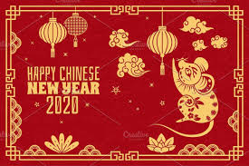 Chinese New Year 2020 Red Concept Chinese New Year Traditions Chinese New Year Design Happy Chinese New Year