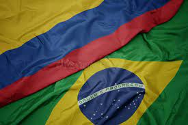 Colombia emoji is a flag sequence combining 🇨 regional indicator symbol letter c and 🇴 regional indicator symbol letter o.these display as a single emoji on supported platforms. 273 Brazil Colombia Flag Photos Free Royalty Free Stock Photos From Dreamstime