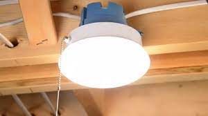 I am smart enough to know that if the connect them to the white and blue respectively, it will blow the circuit. Eti Solid State Lighting 7 Spin Light With Pull Chain Install Youtube