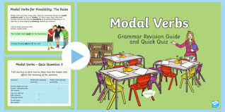 The following words are modal verbs: Modal Verbs Grammar Revision Guide And Quick Quiz