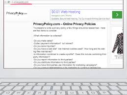 Come Creare Un Informativa Sulla Privacy Per Un Sito Web
