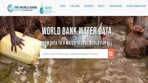 The imf publishes a range of time series data on imf lending, exchange rates and other economic and financial indicators. Data Data Everywhere New World Bank Water Data Portal