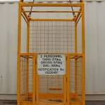 Customized Steel Safety Crane Lift Man Cage with Roof.