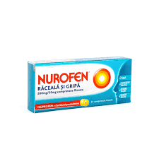 Fotografia are caracter informativ şi poate conţine accesorii neincluse în. Nurofen Raceala Si Gripa 200mg 30mg Comp Film N12x2