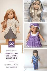 Top 10 crochet patterns in doll clothes. Your Little Girl Will Love These Crochet Outfits For Her American Girl Doll