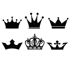 Crown Svg Crowns Clip Art Digital Download Vector Files Etsy Crown Clip Art Clip Art Crown Drawing