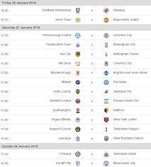 Check bet365.com for latest offers and details. Fa Cup 4th Round Fixtures 26th 28th January 2018 Redcafe Net