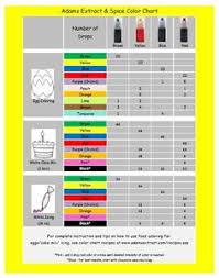 28 Best Food Coloring Chart Images Food Coloring Chart