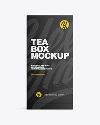 Download Tea Paper Box Mockup In Box Mockups On Yellow Images Object Mockups PSD Mockup Templates