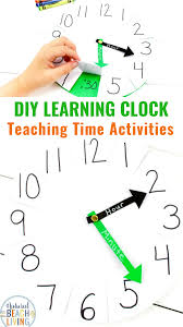 Every preschool program needs circle time for group interaction. How To Make A Clock To Teach Time Natural Beach Living