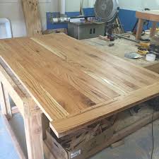The 42 X 76 Red Oak Farmhouse Table Top Is Fully Assembled Now It S Time To Finish And Seal The Farmhouse Dining Table Oak Farmhouse Table Farmhouse Dining