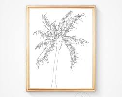 Palm Tree Palm Tree Print Palm Art Palm Wall Art Palm Trees Beach Decor Beach Art Palm Wall Print Botanical Palm Prints Tree Art Wall Prints Beach Art