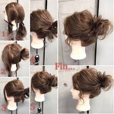 簡単で可愛い 自分でできるヘアアレンジ 春にピッタリのカジュアルアレンジpart18 フォロワーさんリクエスト 小さな女の子にもピッタリのお団子風カジュアルstyle 画像をスライドしてそれぞれの工程を見や hair styles messy hairstyles curly hair