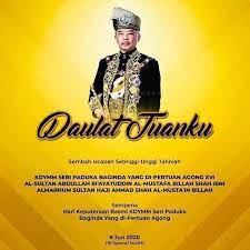 Kebawah duli yang maha mulia menerima pendidikan awal di negara brunei darussalam dan kemudian baginda menuntut di kuala lumpur, malaysia. Merafak Sembah Dan Setinggi Tinggi Ucapan Tahniah Kebawah Duli Yang Maha Mulia Seri Paduka Baginda Yang Di Pertuan Agong Xvi Al Sultan