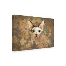 Trademark Fine Art 'Spell and Gaze No. 1' Canvas Art by Ying Gu Wall Art