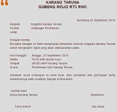 Surat undangan resmi untuk rapat, pertemuan atau sosialisasi resmi yang bisa anda gunakan sebagai contoh referensi untuk keperluan surat anda. 3 Contoh Surat Undangan Setengah Resmi Gambar