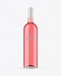 Download Clear Glass Pink Wine Bottle Mockup In Bottle Mockups On Yellow Images Object Mockups PSD Mockup Templates