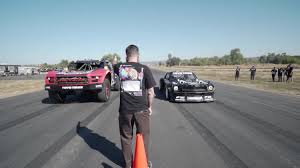 Ken Block S Mustang Hoonicorn Wrecks Trophy Truck At Drag Strip Video Ken block's signature mustang, the hoonicorn 2, is definitely fast. mustang hoonicorn wrecks trophy truck