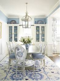 Yellowrose543 Blue And White Room Via Pinterest All Time Seasons French Country Dining Room French Country Dining Room Decor Country Dining Rooms