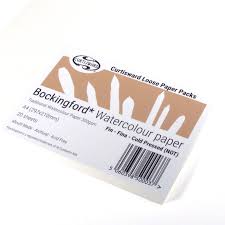20 X Bockingford Watercolour Paper 300Gsm (140Lbs) - Hot Pressed - 1/4  Imperial (28X38Cm/11X15In) | Saa