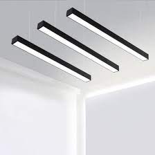Buy the best and latest fluorescent light fixture on banggood.com offer the quality fluorescent light fixture on sale with worldwide free shipping. Shop Bacheer Hl481533 120cm Modern Black Finish Acrylic Lampshad Led Pendant Office Lights Online From Best Ceiling Lights On Jd Com Global Site Joybuy Com