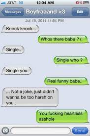 Knock knock we brought wings.and boobs. Funny Text My Boyfriend Quotes Quotesgram