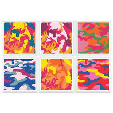 Soicher Marin Camo Color 6 Piece Picture Frame Print Set On Paper Warhol Art Andy Warhol Andy Warhol Art