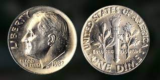Dime synonyms, dime pronunciation, dime translation, english dictionary definition of dime. Coin Profile United States 1982 P Roosevelt Dime
