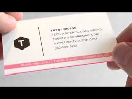 Silk business cards are created by laminating premium 16 pt. Silk Matte Laminated Business Cards Youtube