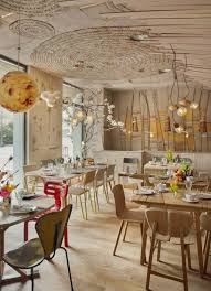 Smile And Save The Planet Interieur De Restaurant Restaurant Bio Plafond Design