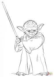 Star Wars Yoda Coloring Pages Yoda Drawing Star Wars Colors Star Coloring Pages