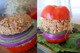 Juicy Raw Vegan Burger Recipe Raw Food Recipes Vegan Burger Raw Food Diet