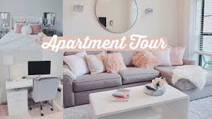 30 easy and unexpected living room decorating ideas. Furnished Apartment Tour Simple Glam Youtube College Apartment Decor Apartment Decorating Hacks Glam Living Room