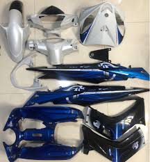 Coverset lc135 v1 chrome sticker muslimah autopart 2. Coverset Lc135 V1 Es Biru Batik Auto Accessories On Carousell