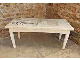 This butterfly decoupaged table , vintage french fruit tray, decoupaged soup cans and this obx latitude & longitude table. Decoupaged Table Painted Vintage Antique Farmhouse Furniture