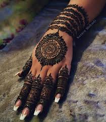 Beautifull Henna Design By Sararamehndi I Like The Mandala And The Arm Cuffs Very Well Done Unique Mehndi Designs Indian Henna Designs Arabic Henna Designs