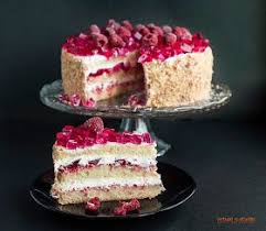Chleb Miejski Tort Malinowy Z Galaretka Food Cookie Maker Baking