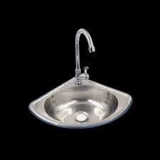stainless steel triangle wash basin