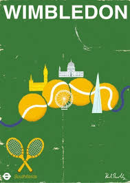 Green Graphic Design Inspiration Tennis Poster Tennisinspiration Tennis Posters Tennis Art Wimbledon