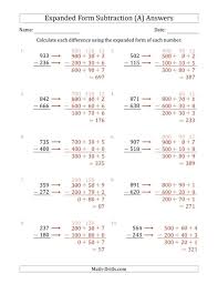 Expanded notation with billions place value worksheets from expanded notation worksheets. Digit Expanded Form Subtraction Notation Worksheets 3digit Pin2 Software To Create Math Expanded Notation Subtraction Worksheets Worksheet Cool Math Games All Games High School Math Teacher Salary Perimeter Math Problems Math Plus